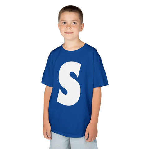 Image of Chipmunks "S" Simon Letter Print T-Shirt Halloween Costume Apparel Heavy Cotton™ Tee
