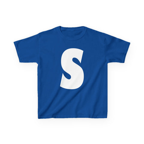 Image of Chipmunks "S" Simon Letter Print T-Shirt Halloween Costume Apparel Heavy Cotton™ Tee