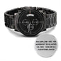 Personalized Engraved Chronograph Watch For Fathers Day Gift