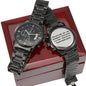 Personalized Engraved Chronograph Watch For Fathers Day Gift