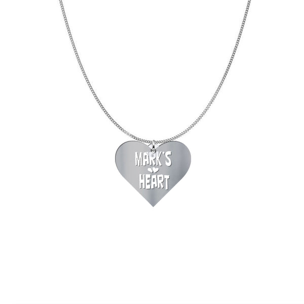 Personalized hearts Valentine Necklace - DNA Trends