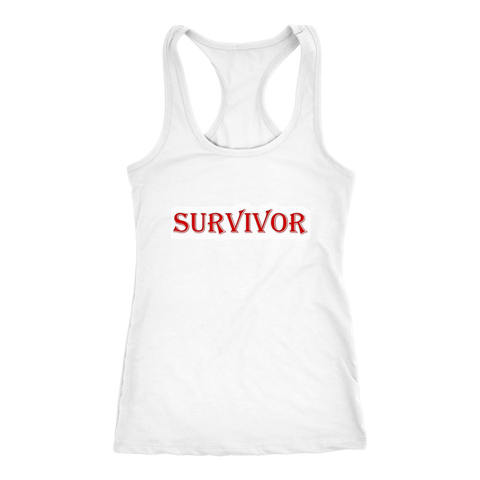 Image of SURVIVOR Racerback Tank - DNA Trends