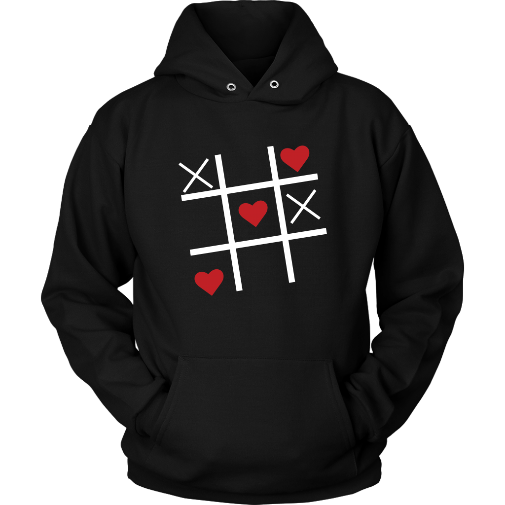 Valentine Tic Tac Toe Hoodie - DNA Trends