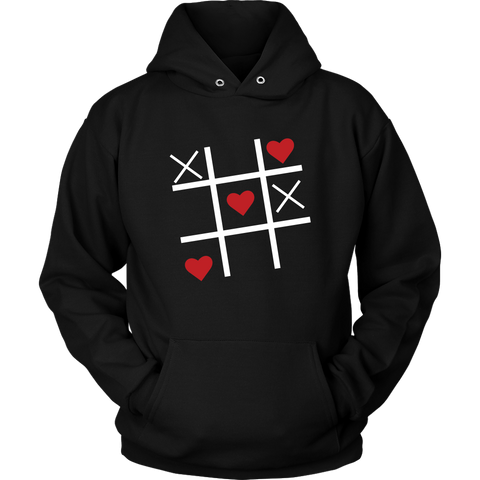 Image of Valentine Tic Tac Toe Hoodie - DNA Trends