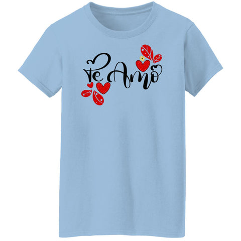 Image of Valentines Day Te Amo Ladies' T-Shirt