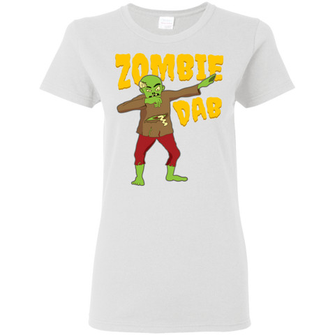 Image of Trendy Zombie Dab T-Shirt Halloween Tee (Women) - DNA Trends