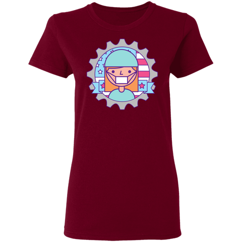 Image of Essential Worker Labor Day Ladies' T-Shirt - DNA Trends
