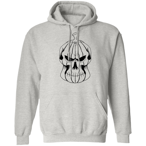Image of Pumpkin Skull Halloween Costume Pullover Hoodie - DNA Trends