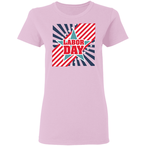 Image of Labor Day Ladies' T-Shirt - DNA Trends