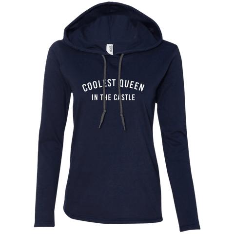 Image of Coolest Queen LS T-Shirt Hoodie - DNA Trends