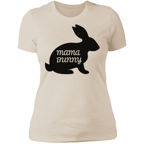 Image of Mama Bunny Easter Ladies' T-Shirt: For Moms, Easter Bunny, nursing mother Easter,Mom Matching Outfit, 2022 Easter Mom, Best Mom