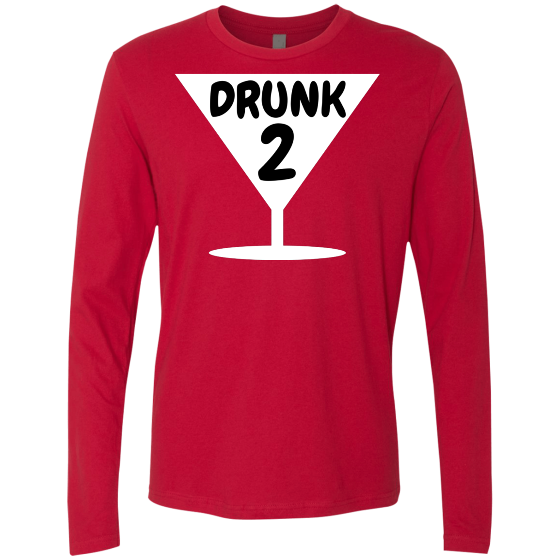 Funny Drunk 2, Thing 1, Thing 2 Halloween Costume Men's Premium LS - DNA Trends