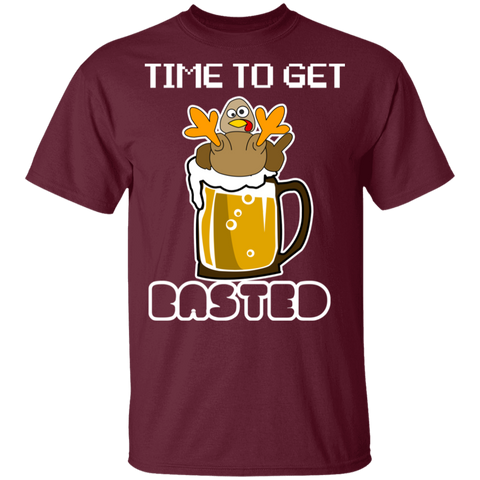 Image of Time To Get Basted Thanksgiving Youth T-Shirt - DNA Trends