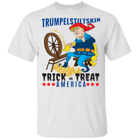 Image of Trumpelstiltskin Trick Or Treat America T-Shirt Halloween Tee (Boys) - DNA Trends