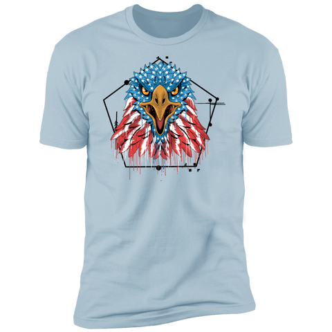 Image of Premium  4th of July - Patriotic Eagle Short Sleeve T-Shirt - DNA Trends