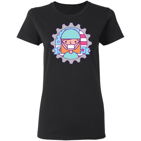 Image of Essential Worker Labor Day Ladies' T-Shirt - DNA Trends