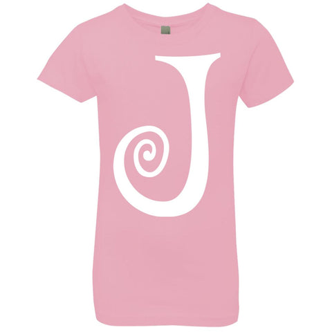 Image of Chipettes "J" Jeannette Letter Print T-Shirts (Girls) - DNA Trends