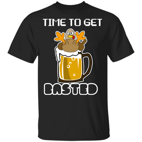 Image of Time To Get Basted Thanksgiving Youth T-Shirt - DNA Trends