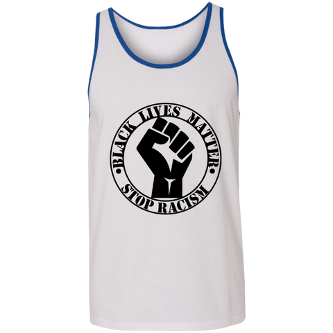 Image of BLM NO TO RACISM Unisex Tank - DNA Trends
