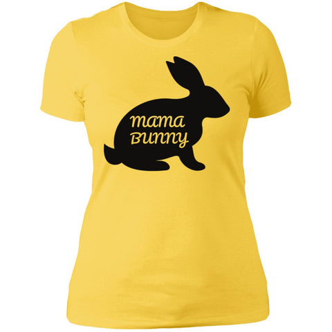 Image of Mama Bunny Easter Ladies' T-Shirt: For Moms, Easter Bunny, nursing mother Easter,Mom Matching Outfit, 2022 Easter Mom, Best Mom