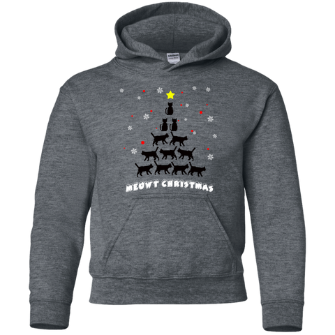 Image of Stylish Meowy Christmas Pullover Christmas Hoodie for The Youth - DNA Trends