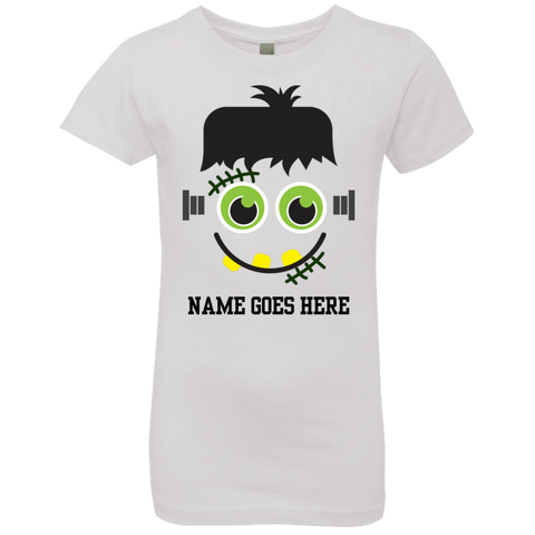 Image of Personalised Frankenstein  Halloween Costume T-Shirt(Girls) - DNA Trends