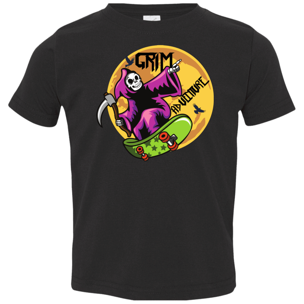 Grim Adventure Halloween Costume Toddler Jersey T-Shirt - DNA Trends