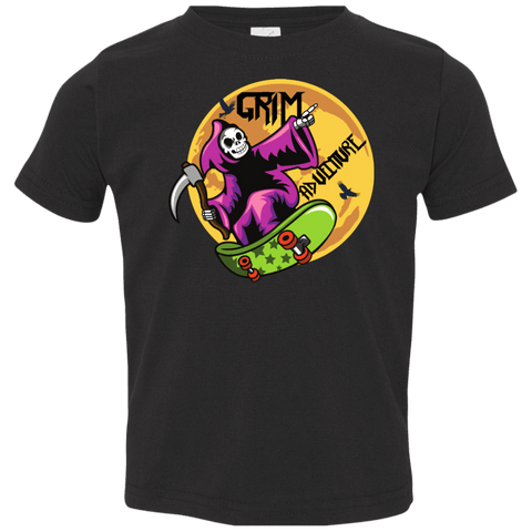 Image of Grim Adventure Halloween Costume Toddler Jersey T-Shirt - DNA Trends