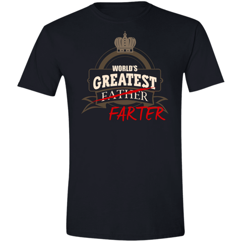 Image of Worlds Greatest Farter Funny Softstyle T-Shirt - DNA Trends