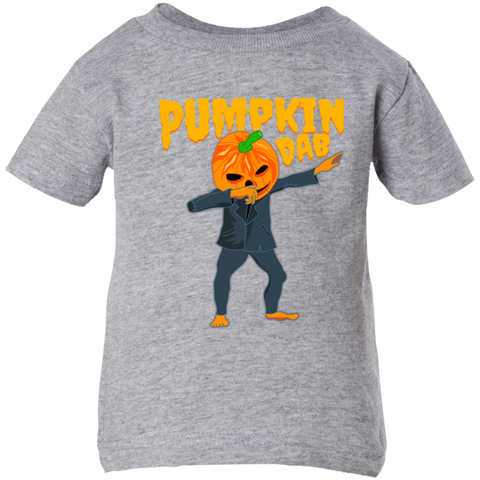 Image of Trendy Pumpkinhead Dab T-Shirt Halloween Clothing (Infants) - DNA Trends