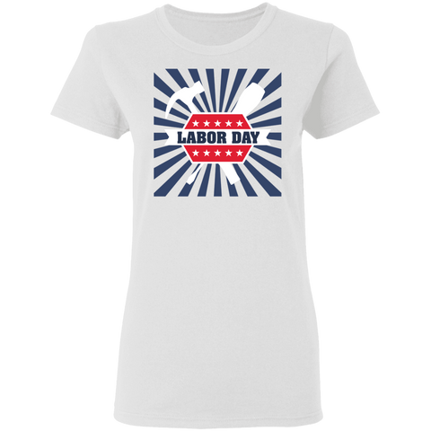 Image of Labor Day Ladies' T-Shirt - DNA Trends