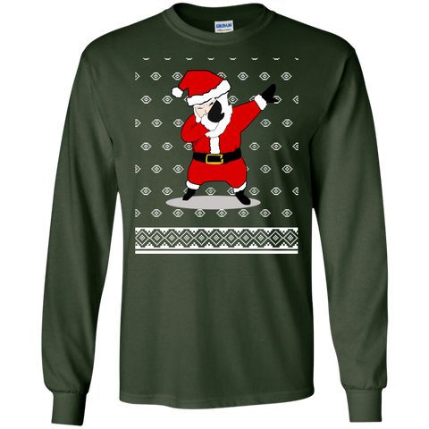 Image of Funny Dabbing Santa Christmas T-Shirt Multi Color 100% Cotton for This Christmas – Limited Edition! by Gildan - DNA Trends