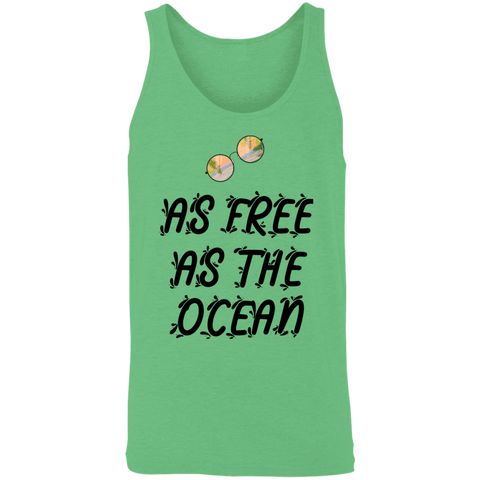 Image of As Free As The Ocean  Unisex SummrTank - DNA Trends