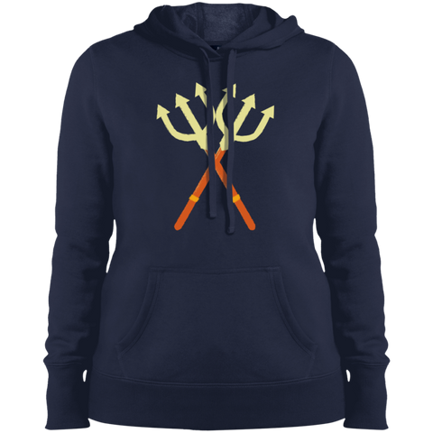 Image of Premium Double Trident Halloween Ladies' Hooded Sweatshirt - DNA Trends