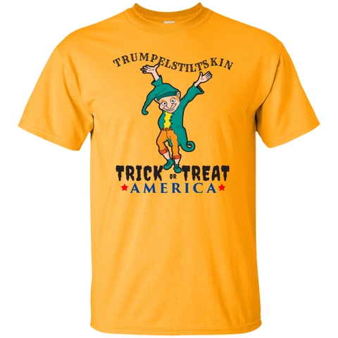 Image of Trumpelstiltskin Trick Or Treat America T-Shirt Halloween Shirts (Men)