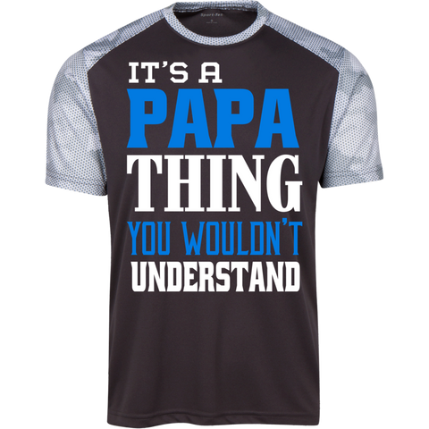 Image of It's A Papa Thing CamoHex T-Shirt - DNA Trends