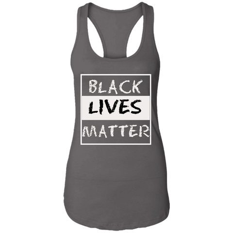 Image of Black Lives Matter Ladies Racerback Tank - DNA Trends