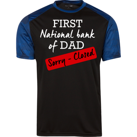 Image of National Bank of Dad CamoHex T-Shirt - DNA Trends