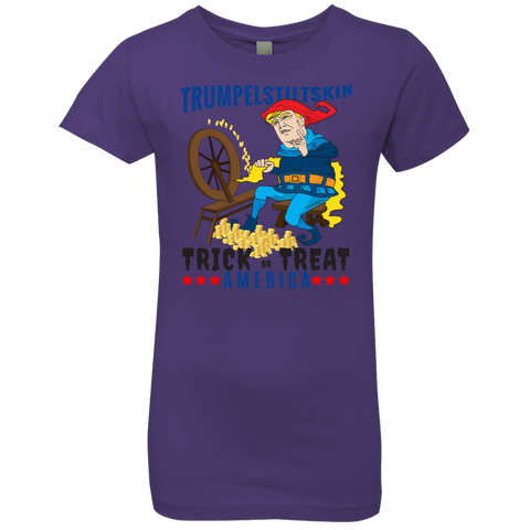 Image of Trumpelstiltskin Trick Or Treat America T-Shirt Halloween Clothes (Girls) - DNA Trends