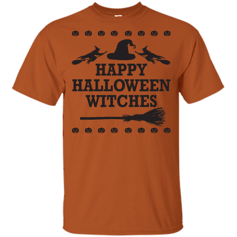 Image of Happy Halloween Witches T-Shirt Halloween Clothing (Boys) - DNA Trends