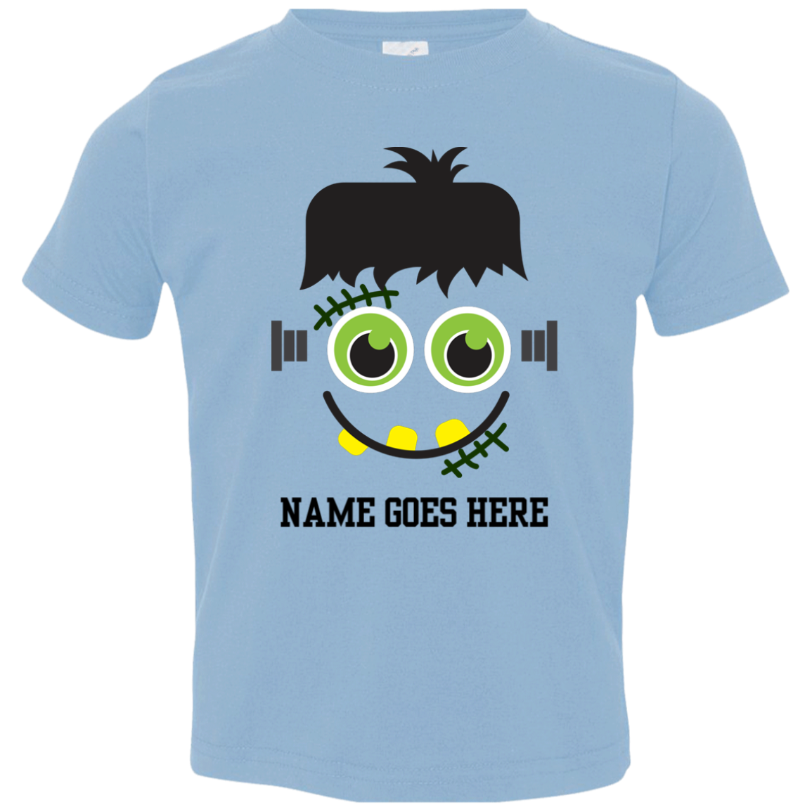 Personalised Frankenstein  Halloween Costume T-Shirt(Toddler) - DNA Trends