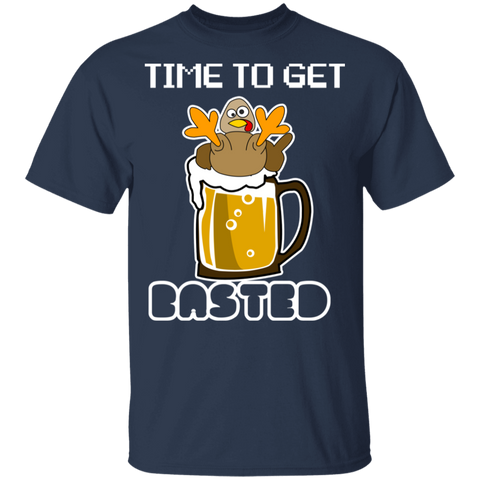 Image of Time To Get Basted Thanksgiving Youth T-Shirt - DNA Trends