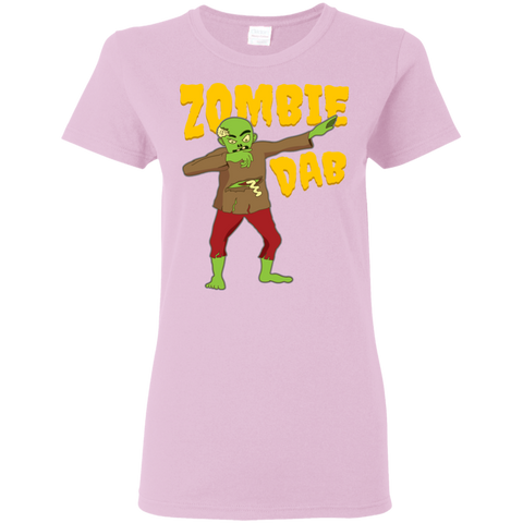 Image of Trendy Zombie Dab T-Shirt Halloween Tee (Women) - DNA Trends