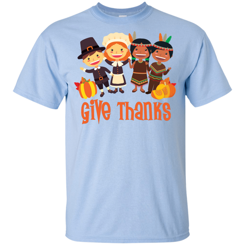 Image of Cool Give Thanks Youth Ultra Cotton T-Shirt - DNA Trends