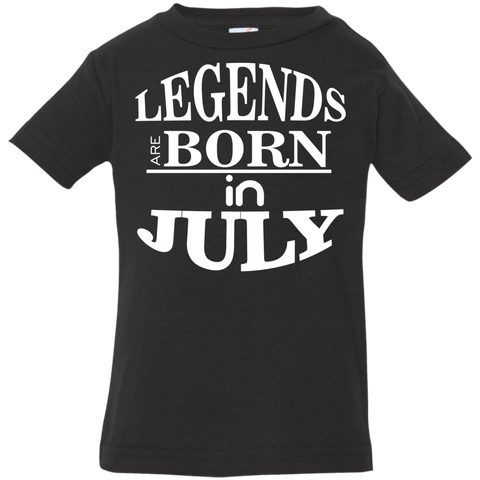 Image of Legends are Born in July Infant T-Shirt - DNA Trends