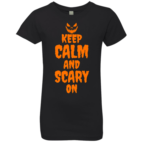 Image of Keep Calm Halloween T-Shirt(Girls) - DNA Trends