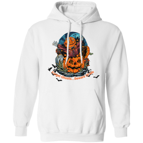 Image of Spooky Yard Halloween Costume Pullover Hoodie , Forget Ghosts... Beware Of Me Custom Design - DNA Trends