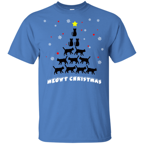 Image of Meowy Christmas Youth Ultra Cotton T-Shirt - DNA Trends