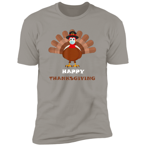 Image of Happy Thanksgiving Masked Turkey Premium T-Shirt - DNA Trends