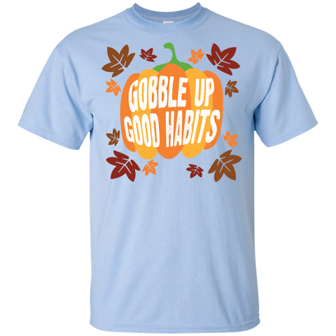 Image of Gobble Up Good Habits Youth Ultra Cotton T-Shirt - DNA Trends